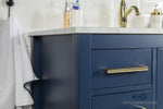 Load image into Gallery viewer, Ashley 42" Blue Bathroom Cabinet