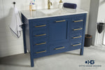 Load image into Gallery viewer, Ashley 42" Blue Bathroom Cabinet