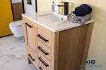 Load image into Gallery viewer, Ashley 30" Natural Oak Bathroom Cabinet