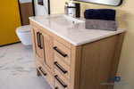 Load image into Gallery viewer, Ashley 36" Natural Oak Bathroom Cabinet