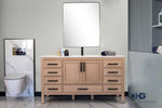 Load image into Gallery viewer, Ashley 60" Natural Oak Single Bowl Bathroom Cabinet