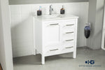 Load image into Gallery viewer, Ashley 30" White Bathroom Cabinet