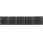 Load image into Gallery viewer, Modern Composite Privacy Fence - Black - Grained Finish with 6x6ft