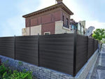 Load image into Gallery viewer, Modern Composite Privacy Fence - Black - Grained Finish with 6x6ft