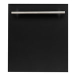 Load image into Gallery viewer, ZLINE 24 in. Top Control Dishwasher with Black Matte Panel and Modern Style Handle, 52dBa (DW-BLM-H-24)