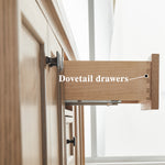 Load image into Gallery viewer, Aura Natural Bathroom Vanity 60"