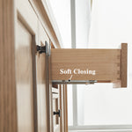 Load image into Gallery viewer, Aura Natural Bathroom Vanity 60"