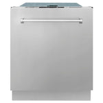 Load image into Gallery viewer, ZLINE 24 in. Top Control Dishwasher with Stainless Steel Panel and Traditional Style Handle, 52dBa (DW-304-H-24)