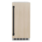 Load image into Gallery viewer, ZLINE Autograph Edition 15 in. Touchstone Gourmet Ice Maker with Drain Pump and Panel Ready Door with Matte Black Handle (IGMDPZ-15-MB)