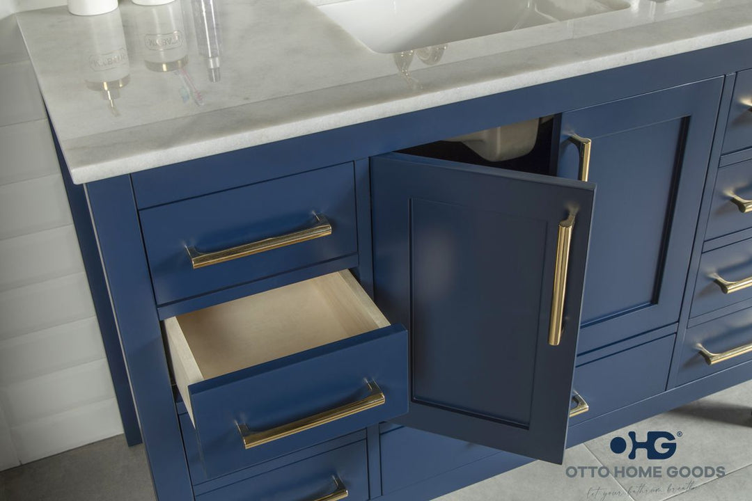 Ashley 48" Blue Bathroom Cabinet