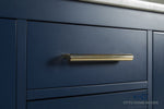 Load image into Gallery viewer, Ashley 60&quot; Blue Double Bowls Bathroom Cabinet
