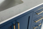 Load image into Gallery viewer, Ashley 72&quot; Blue Double Bowls Bathroom Cabinet

