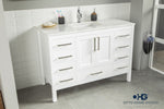 Load image into Gallery viewer, Ashley 48&quot; White Bathroom Cabinet
