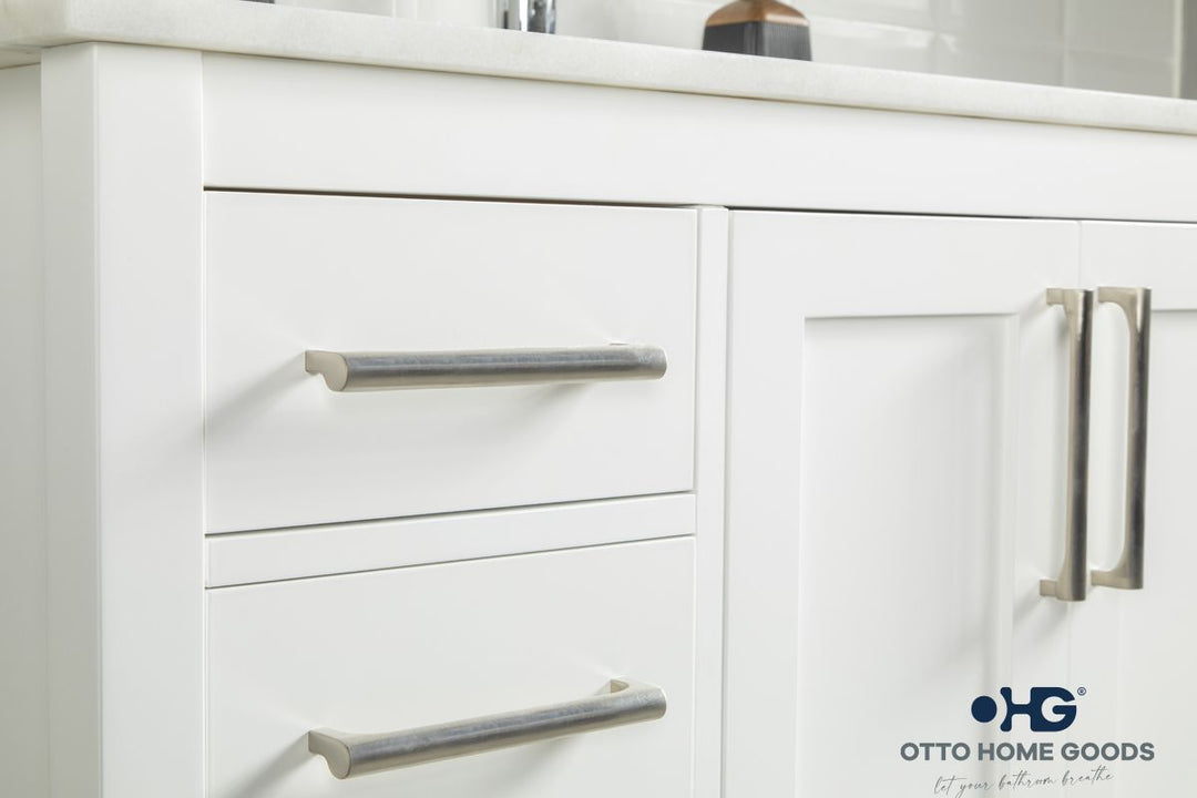 Ashley 48" White Bathroom Cabinet