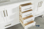Load image into Gallery viewer, Ashley 72&quot; White Double Bowls Bathroom Cabinet
