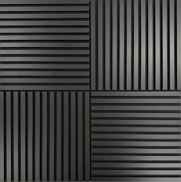 Supermatte Black | CrissCross Acoustic Wall Panels