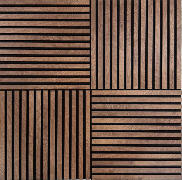 Canyon Oak | CrissCross Acoustic Wall Panels