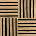 Load image into Gallery viewer, Tan Oak | CrissCross Acoustic Wall Panels
