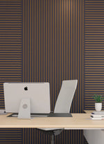 Load image into Gallery viewer, EWP02 Dark Blue/Gold | Elegant Wall Panel
