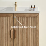 Load image into Gallery viewer, Prada Natural Bathroom Vanity 36&quot;

