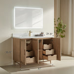 Load image into Gallery viewer, Prada Natural Bathroom Vanity 48&quot;
