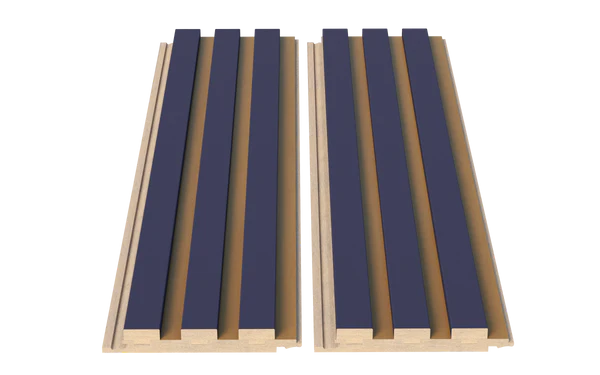 EWP02 Dark Blue/Gold | Elegant Wall Panel