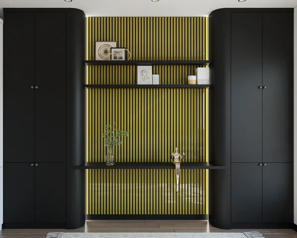 EWP02 Mustard Picasso | Elegant Wall Panel