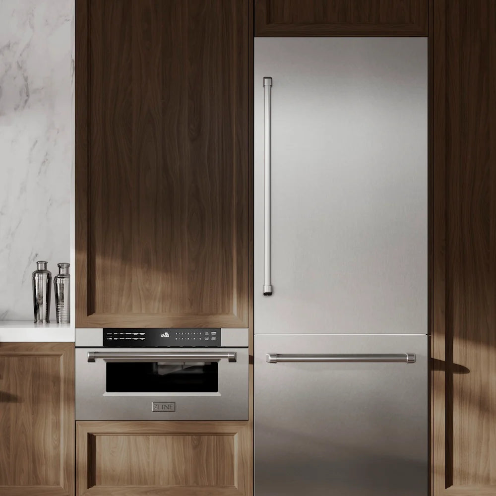 ZLINE 30 in 1.2 cu. ft. Built-in Microwave Drawer in Satin Stainless Steel (MWD-30-SS)