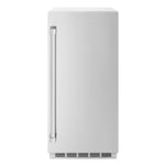 Load image into Gallery viewer, ZLINE 15 in. Touchstone Clear Cube Ice Maker with Drain Pump and Solid Stainless Steel Door (ICCD-ST-15)
