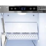 Load image into Gallery viewer, ZLINE Autograph Edition 15 in. Touchstone Gourmet Ice Maker with Drain Pump and Solid Stainless Steel Door with Matte Black Handle (IGMDZ-ST-15-MB)
