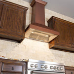 Load image into Gallery viewer, ZLINE Convertible Designer Series Copper Wall Mount Range Hood (8667C)
